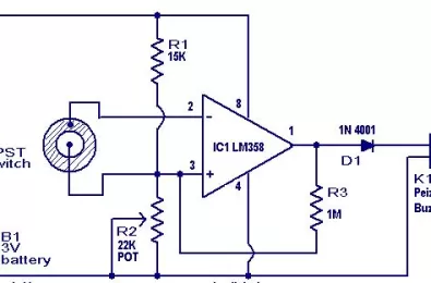 MẠCH BÁO ĐỘNG KHI CÓ ĐỤNG CHẠM